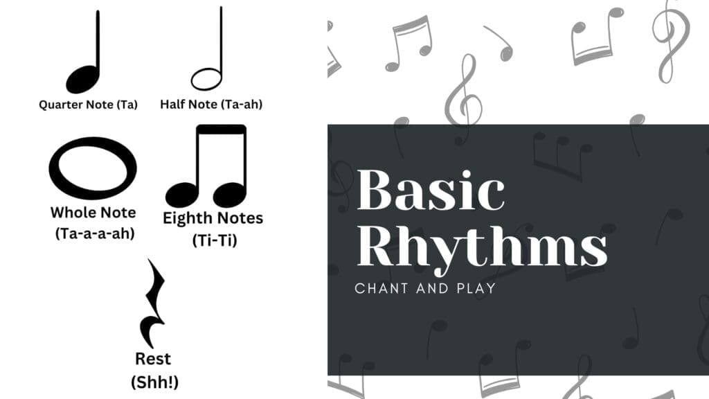 Rhythm Flash Cards Basic Rhythms